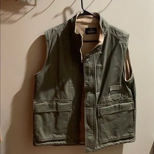 Red Head Fleece lines vest